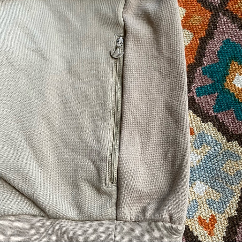 ADIDAS Originals Trefoil Crew Khaki ZX Itasca Logo Sweatshirt Men’s Size Medium - Picture 7 of 10